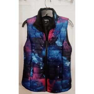 Rue21 Galaxy Puffer Vest Size M